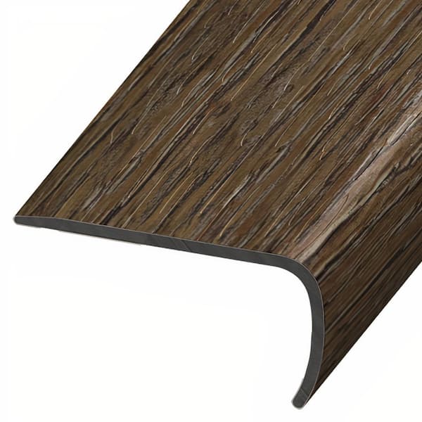ASPEN FLOORING Keswick 1 in. Thick x 2 in. Width x 94 in. Length Rigid Core Stair Nosing Vinyl Molding