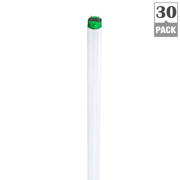 Philips 28-Watt 4 ft. Linear T8 Fluorescent Light Bulb Cool White (4100K) TuffGuard Advantage ALTO (30-Pack)