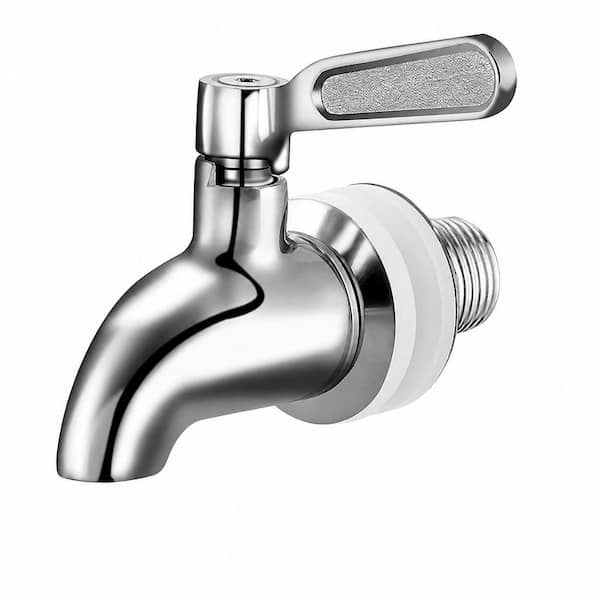 Stainless Steel Polished Beverage Dispenser Replacement Spigot Faucet No-Leak Easy Install Kitchen Part