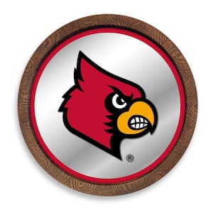 20 in. Louisville Cardinals "Faux" Barrel Top Mirrored Decorative Sign
