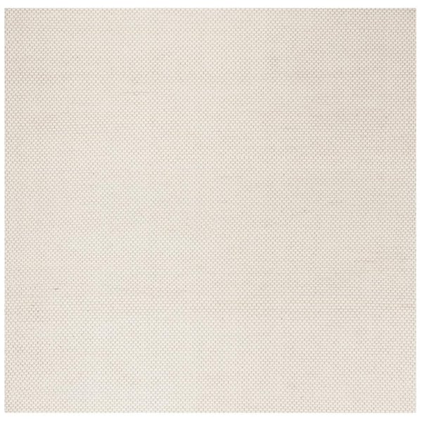SAFAVIEH Natura Ivory 8 ft. x 8 ft. Striped Solid Color Gradient Square Area Rug