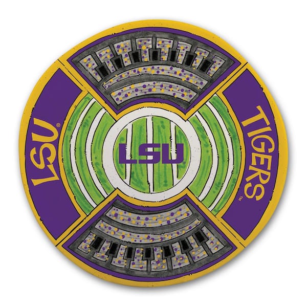 Magnolia Lane LSU Football Stadium Melamine Platter