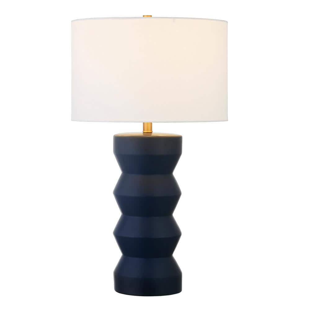 Carlin 26.5'' Matte Navy Blue Smart Ceramic Table Lamp