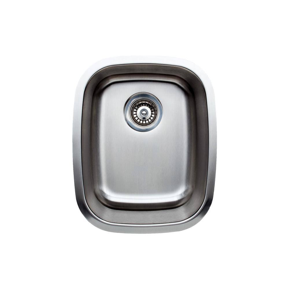 Craftsmen Series 15.25'' Brushed Stainless Steel Undermount Kitchen Sink