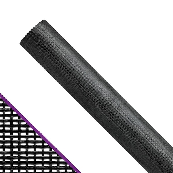 36 in. x 100 ft. Charcoal Polyester Pet Resistant Screen Roll for Windows and Door