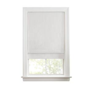 Dean White 31 in. W x 64 in. L 100% Blackout Cordless Roman Shade