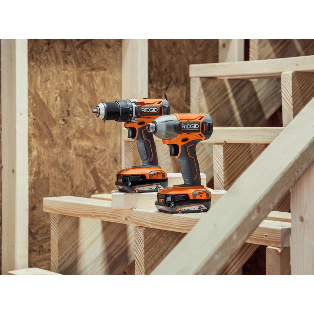 Ridgid 18V Cordless 2-Tool Combo Kit - Image 3