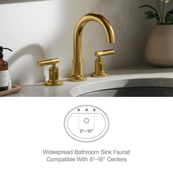 KOHLER Torrington 8 in. Widespread Double Handle Bathroom Faucet