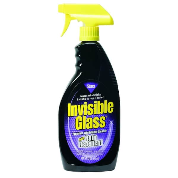Invisible Glass 92184 22-Ounce Premium Glass Cleaner with Rain Repellent  for Exterior Automotive Glass and Windshields to Shield Against Rain, Snow