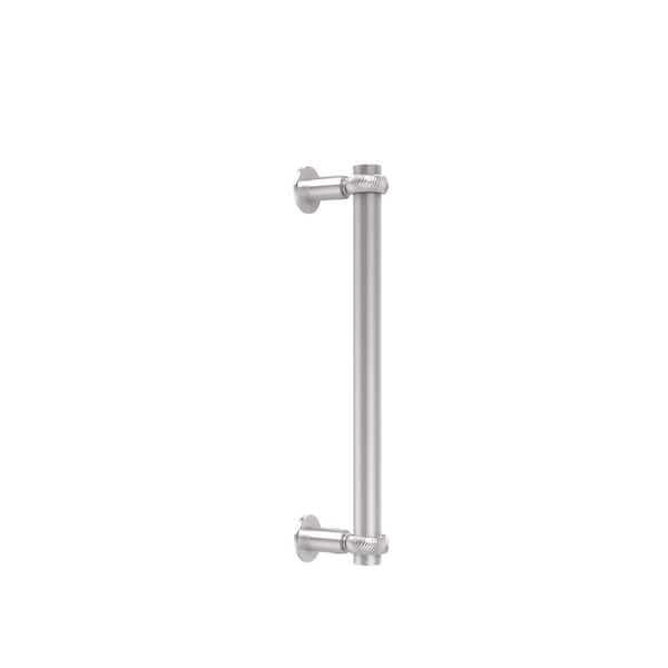 Allied Brass Contemporary 12 in. Back to Back Shower Door Pull with Twisted Accent in Polished Chrome