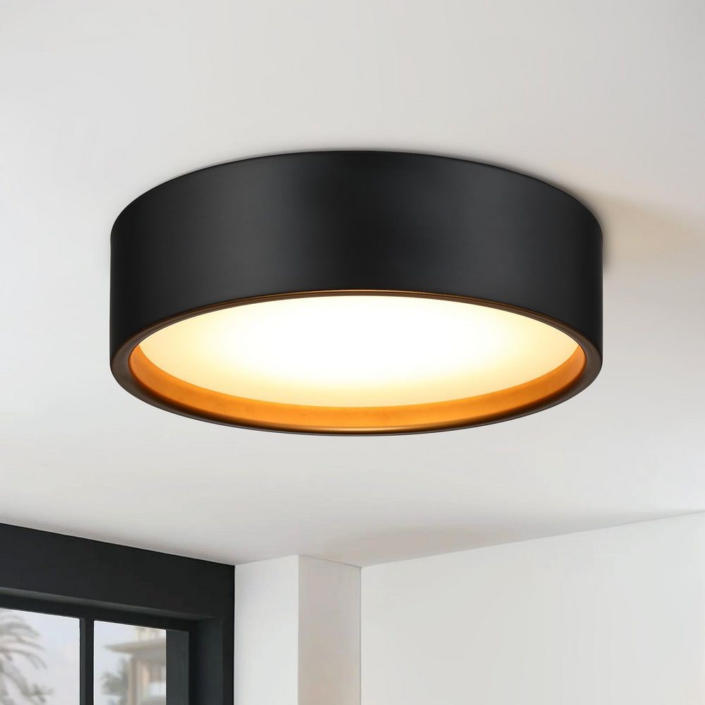 LOOM DESIGN LED Ceiling Lamp Lucia Black/gold-coloured 45 Cm
