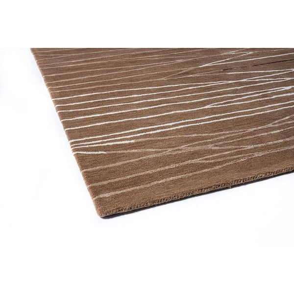 Greenwich Cinnamon 9 ft. x 12 ft. Abstract Contemporary Area Rug