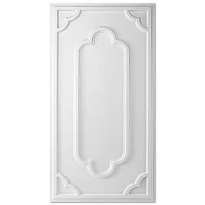 White 2 ft. x 4 ft. Decorative PVC Lay-In/Drop In Ceiling Tile (96 sq.ft./case)