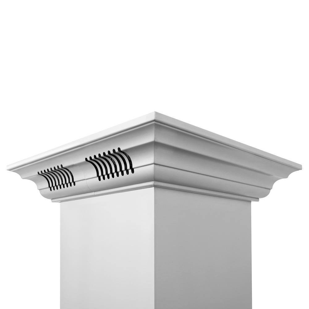 30-inch Stainless Steel Island Mount Range Hood with Bluetooth Speakers