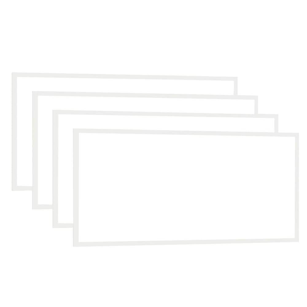 4-Pack 2 ft. x 4ft. 7800 LM Integrated LED Panel Light, 5000K Lay in Fixtur