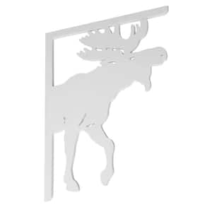 Decorative 16 in. Paintable PVC Moose Mailbox or Porch Bracket