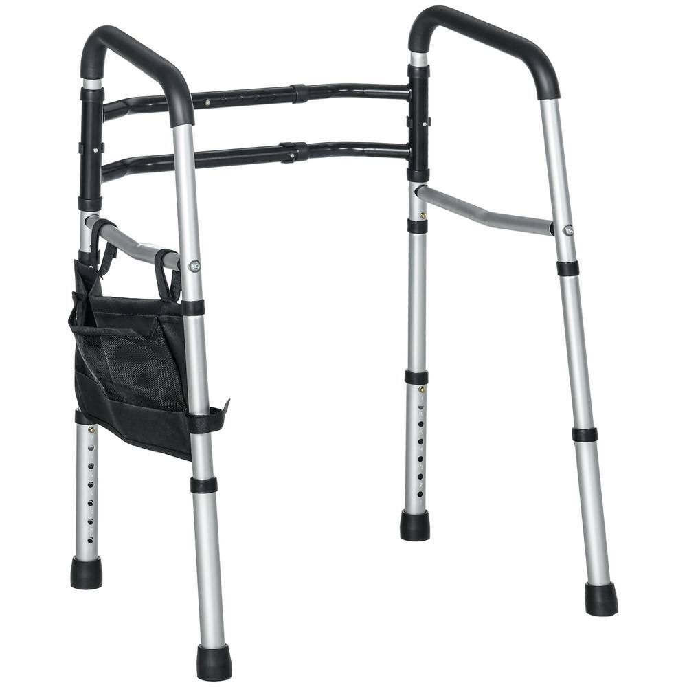 25 x 20 in. 2-in-1 Stand Alone Toilet Safety Rails 300 lbs. Stand-Assist Wa