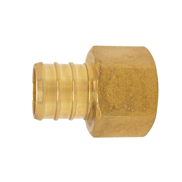 Apollo 3/4 in. Brass PEX-B Barb x 1/2 in. Female Pipe Thread Adapter