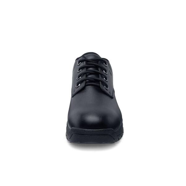 Rae: Women's Black Slip-Resistant Soft Toe Work Shoes