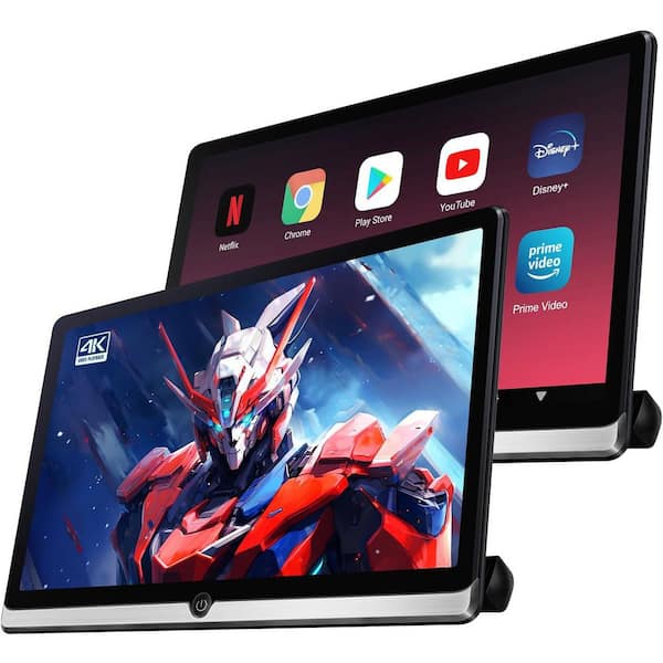 14-inch 4K Android Car Headrest Monitor with Touch Screen, WiFi, Bluetooth, HDMI