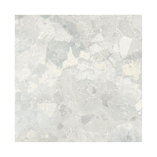 Giorbello Italian Ambience Terrazzo White 24 in. x 24 in. x 8mm Matte Porcelain Floor and Wall Tile (5-Pieces, 19.38 sq. ft./Case)