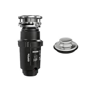 Lite Series 1/3 HP Continuous Feed Garbage Disposal including Stainless Drain Stopper