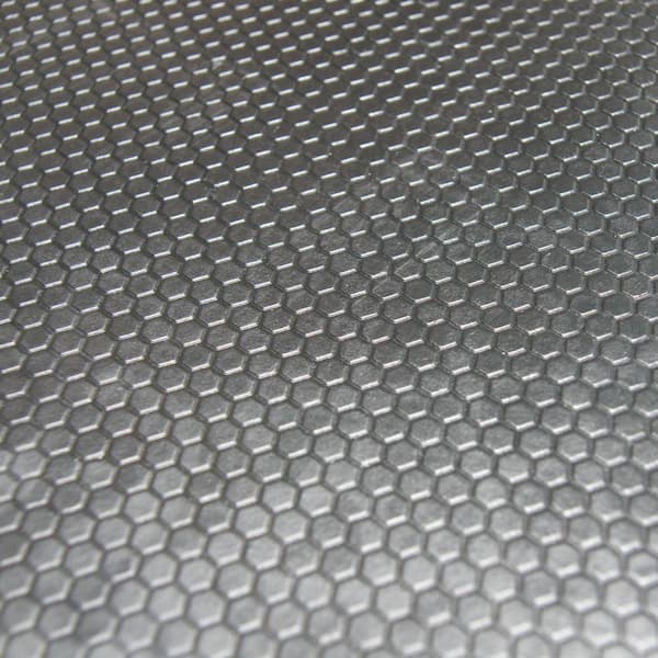 American Floor Mats Pronged Rubber 24 x 32 x 1/2 Black Wall Edge  Sanitizing Footbath Floor Mat