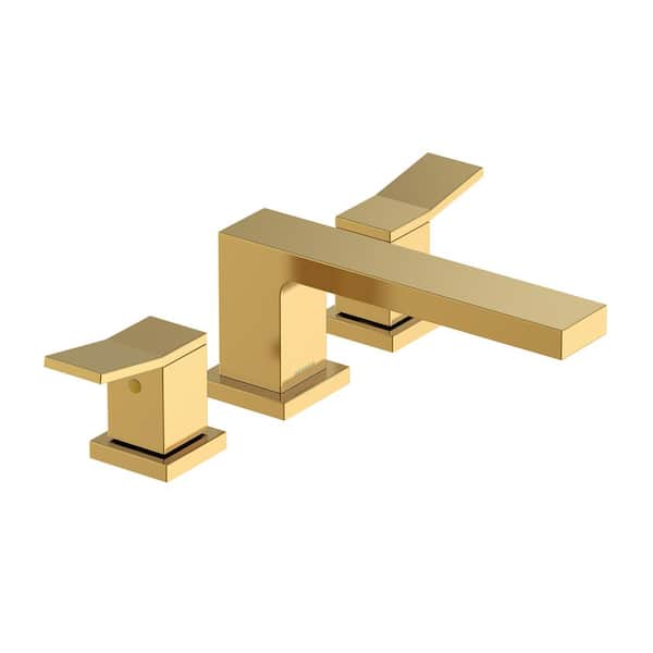 Gerber Avian 2-Handle Deck-Mount Roman Tub Trim Kit in Brushed Bronze (Valve Not Included)