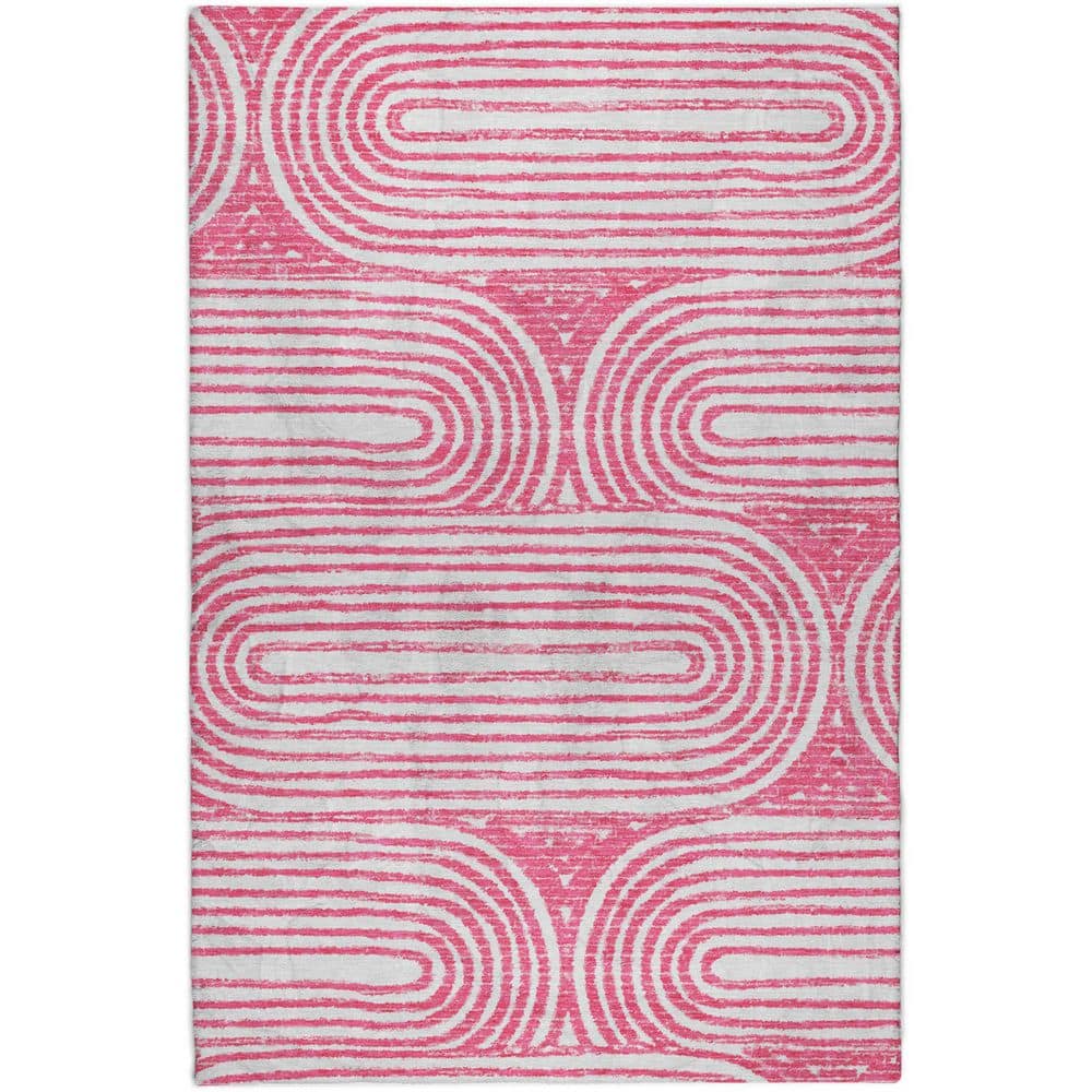 Dream Shag Premium Machine Washable Abstract ADS540 Blush 9 ft. x 12 ft. Area Rug price history on PriceWatchPro