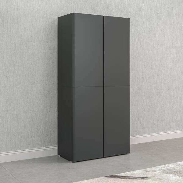Everest 36-in W x 74-in H Steel Graphite Gray Freestanding Utility Storage Cabinet