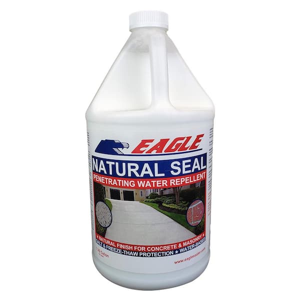 Eagle 1 Gal. Natural Seal Penetrating Clear Water-Based Concrete and Masonry Water Repellant Sealer and Salt Protectant