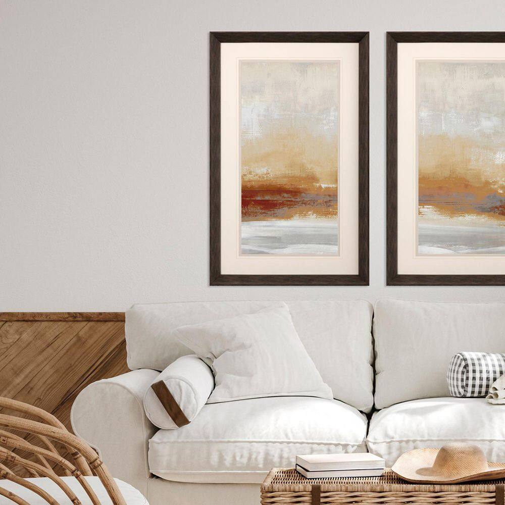 Unify Amber by Messina 1 Piece Framed 1 Piece Abstract Art Print 52 in. x 32 in. price history on PriceWatchPro
