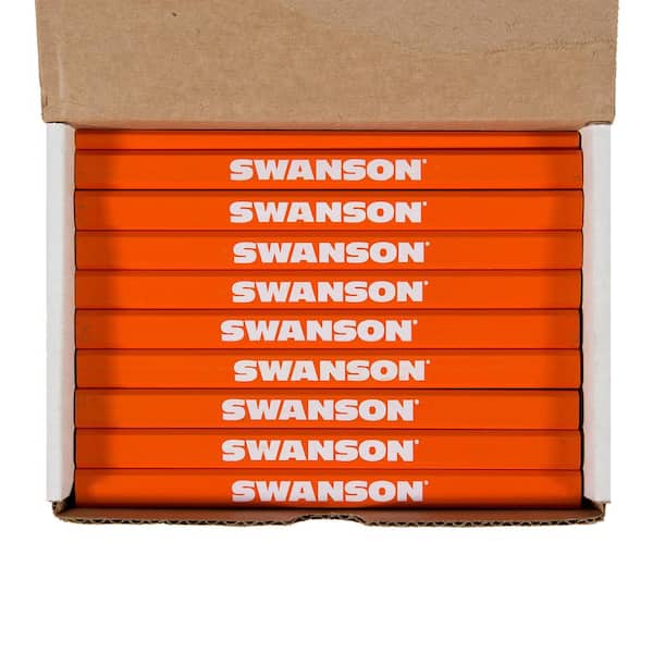 Swanson Carpenter Pencils Bulk (72 Pencils Boxed)