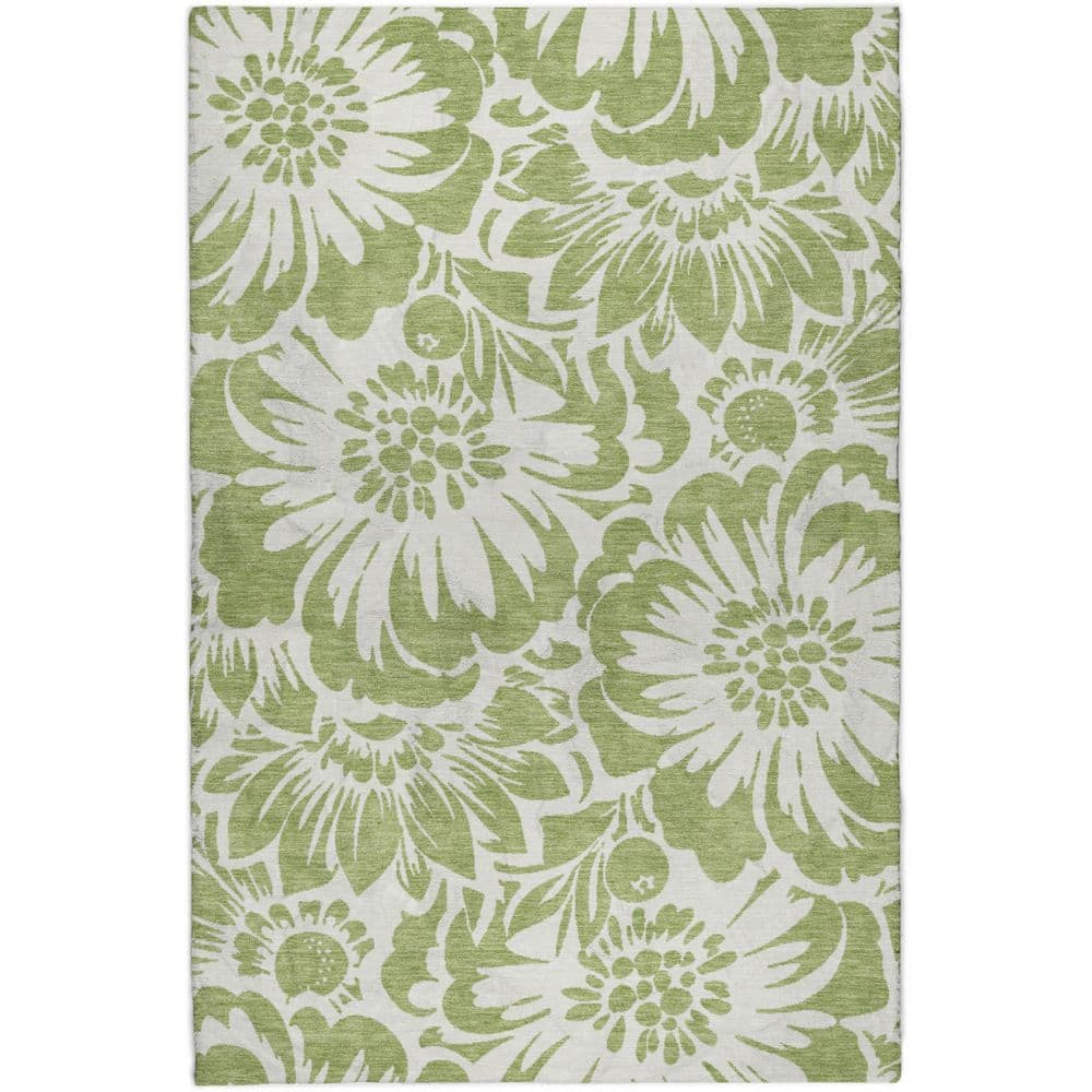 Dream Shag Premium Machine Washable Abstract ADS551 Aloe 9 ft. x 12 ft. Area Rug price history on PriceWatchPro