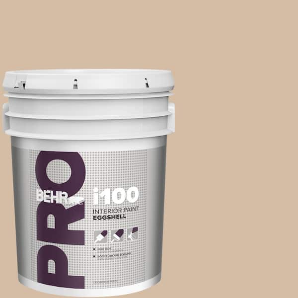 5 gal. #PWL-86 Nutty Beige Eggshell Interior Paint