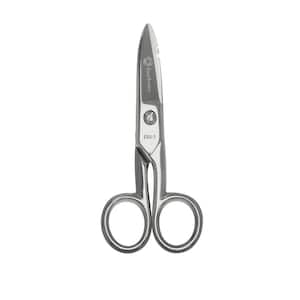 Wiss 5-1/4 in. Electrician's Scissors with Serrated Bottom Blade