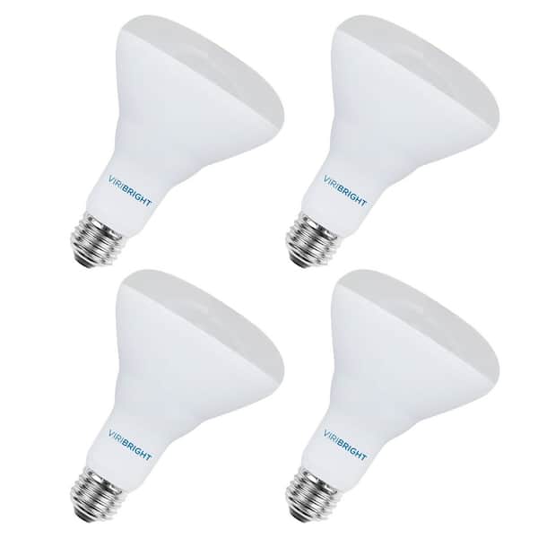 65-Watt Equivalent (6000K) BR30 Dimmable 90+ CRI Flood LED Light Bulb, Daylight (4-Pack)
