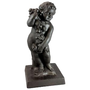 29 in. Bronze Color Cupid Lawn and Garden Statue