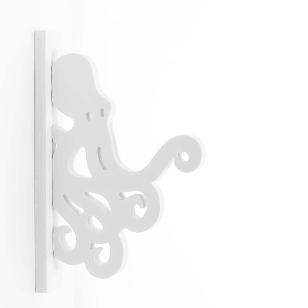 6 in. Paintable White PVC Decorative Indoor/Outdoor Octopus Hook price history on PriceWatchPro