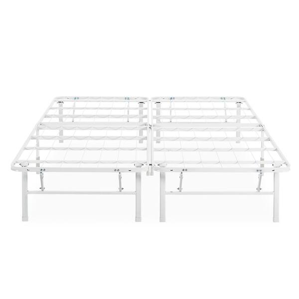 Zinus SmartBase Tool-Free Assembly White Full Metal Bed Zinus SmartBase Tool-Free Assembly White Full Metal Bed