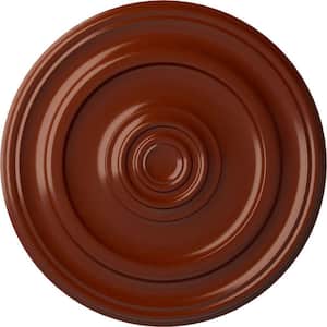 1-3/4 in. x 23-5/8 in. x 23-5/8 in. Polyurethane Kepler Traditional Ceiling Moulding, Firebrick
