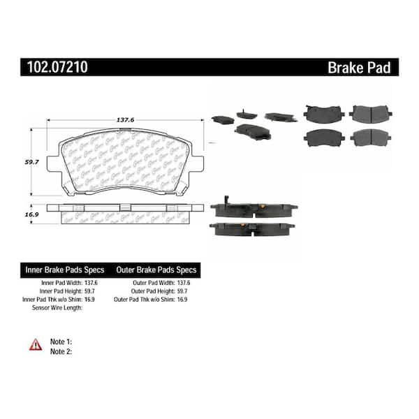 Centric Parts Disc Brake Pad Set
