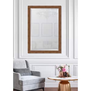 Large Rectangle Bronze Beveled Glass Contemporary Mirror (41 in. H x 29 in. W)