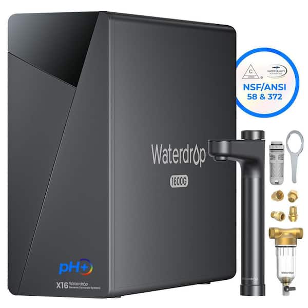 All-in-1 Water Treatment Set:WD-X16 RO System (NSFCertified,11-Stage Filtration), Whole House Spin Down Sediment Filter