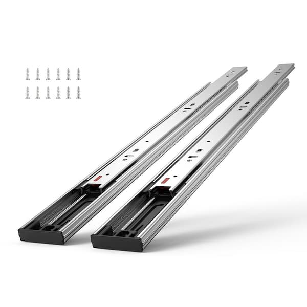 6 Pairs of 18 in. Drawer Slides Side Mount Rails, Full Extension Steel Track, 100 lbs. Load Capacity 2025 Update