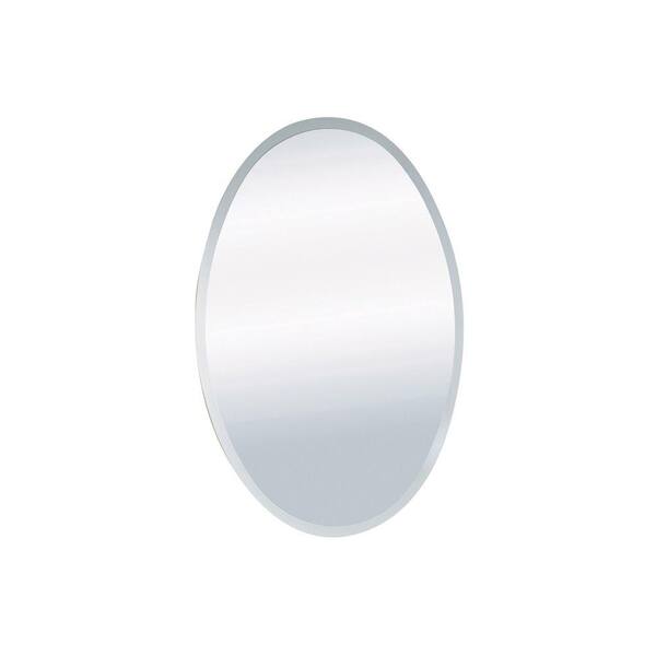 MAAX Evolution 24 in. x 36 in. Mirrored Recessed or Surface Mount Medicine Cabinet in White