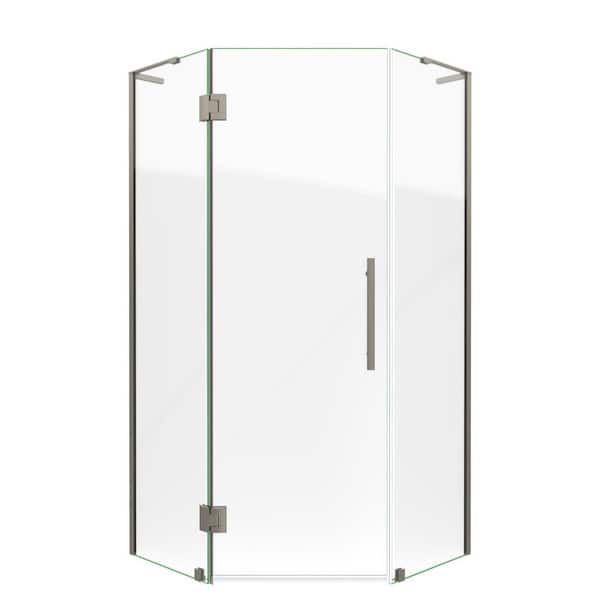 DreamLine Prism Plus 36 in. D x 36 in. W x 72 in. H Semi-Frameless