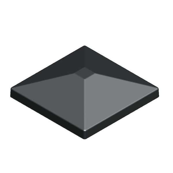 ColorGuard aluminum deck post cap 3.5x3.5 black 