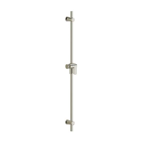 35.375 in. Shower Bar in Polished Nickel