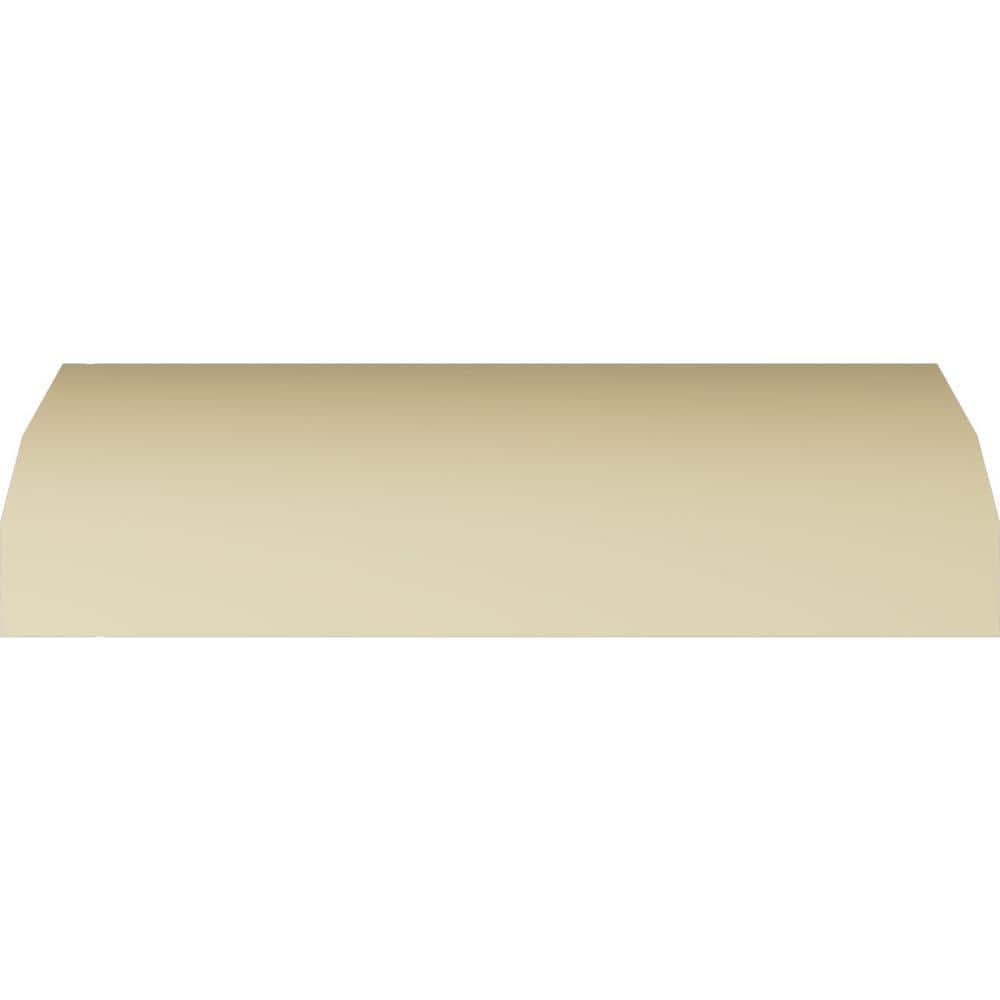 Polyurethane Foster Cove Crown Moulding in White Finish